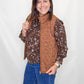 Copper Quilted Knit Padded Vest
