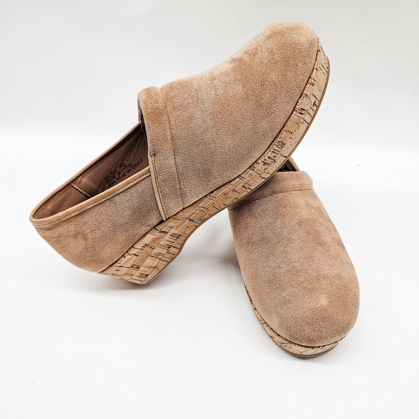 Corkys Camel Faux Suede Clog