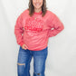 Cyclones or Hawkeyes Inside Out Sweatshirts. Red