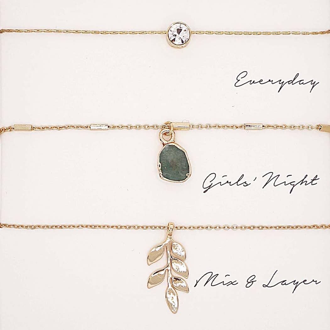 GN Assorted Layering Pendant Necklace Gift Set - ND10044. Fashion City.