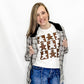 Gingerbread Checkerboard Holiday Graphic Tee