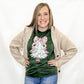 Green Bow Tree Holiday Graphic Tee