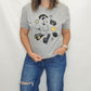 Iowa or ISU Gray Spirit Symbols Tee. Hawkeyes. Iowa.