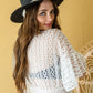 Jen & Co Lawson Colored Straw Hat w/ Ribbon - HAT2132. Lifestyle photo.