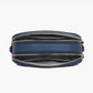 Jen & Co Sky Dual Zip Crossbody w/ Slip Pocket - M2531. Navy. Top view.