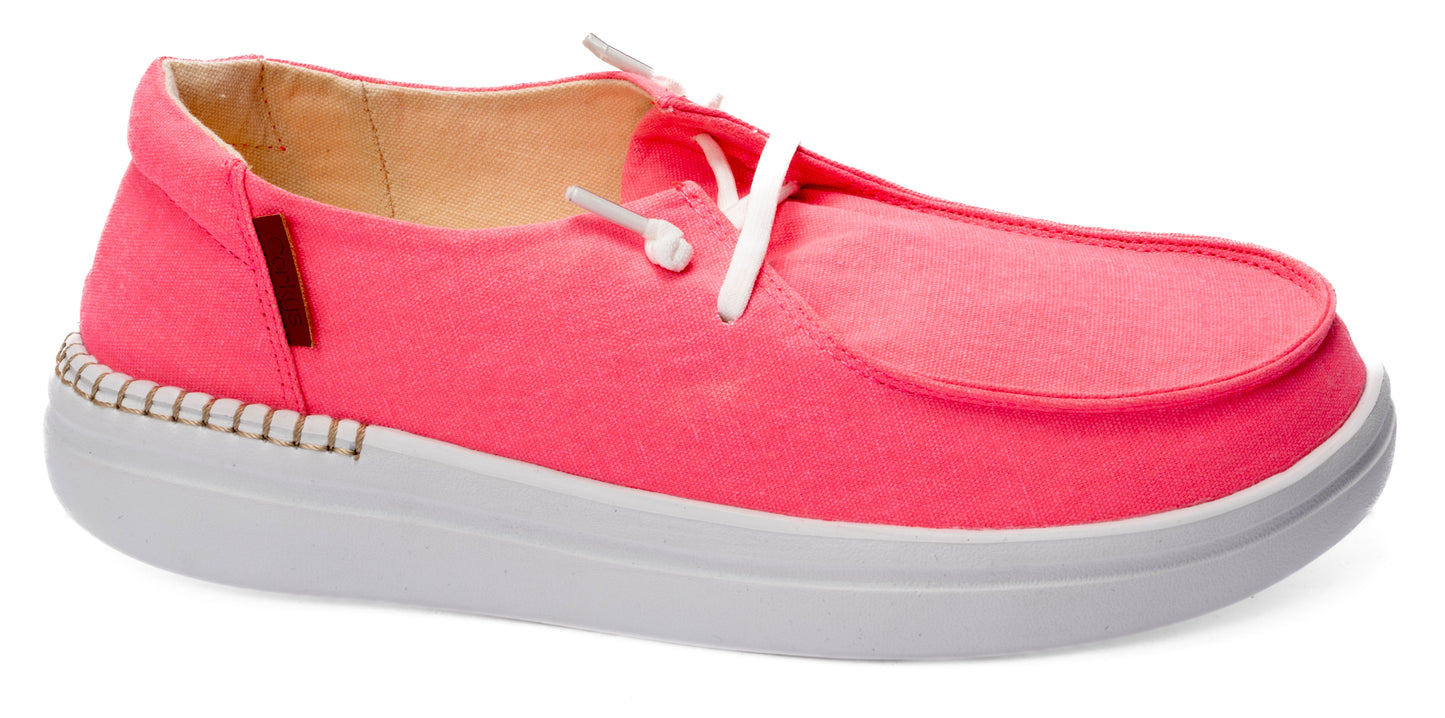 Corkys Kayak 2 Neon Pink Slip-On Boat Shoes