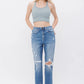 Mica Quady Super Stretch High Rise Mom Jeans - MDP-M122