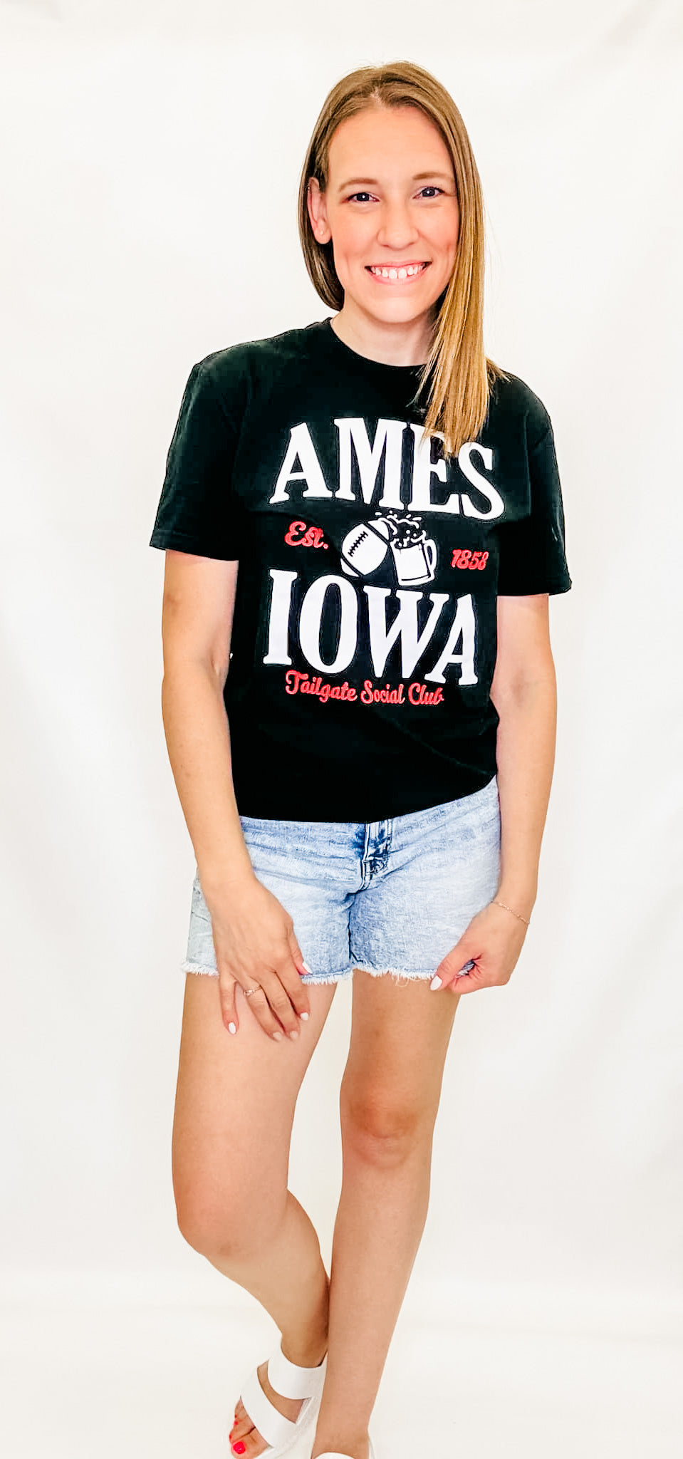 Iowa or Iowa State Tailgate Social Club Tee