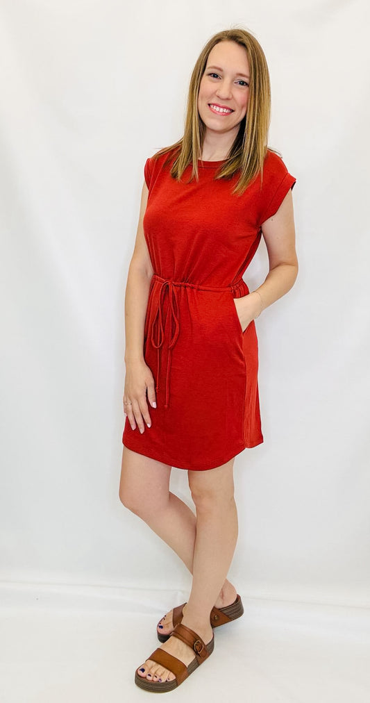 Round Neck, Cap Sleeves Dresses - Variety