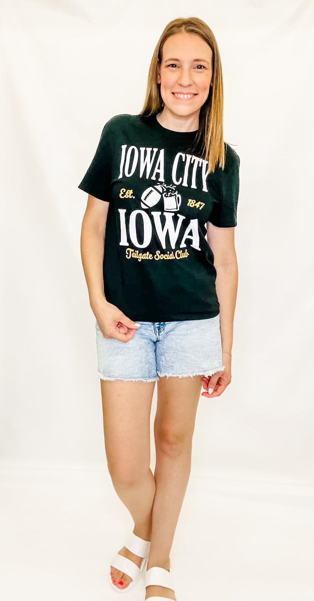 Iowa or Iowa State Tailgate Social Club Tee