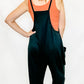 Black, Everyday Sleeveless Terry Jumpsuit