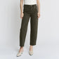 Mica Dark Fern Hi-Rise Ankle Straight Barrel Jeans - MDP-T3577DFA