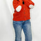 Olive or Rust Cardigan with Elbow Patches. Heimish brand. True to size. S, M, L.