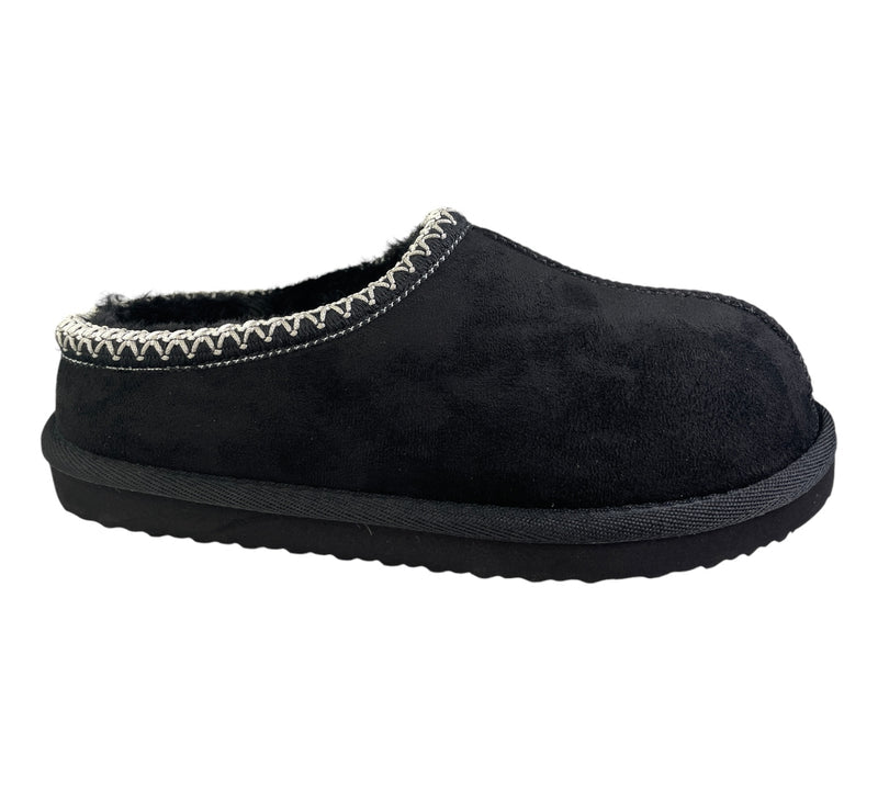 Very G Black Sparks Black & White Slipper Shoes