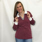 Purple Collared Long Sleeve Shirt