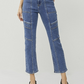 Risen High Rise Ankle Straight Jeans - RDP5602
