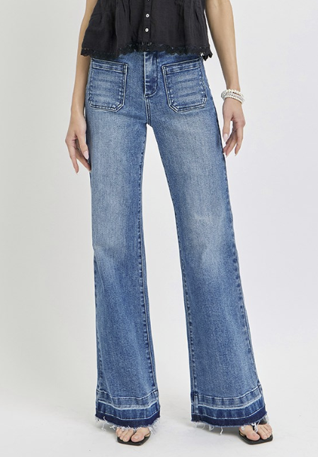 Risen High Rise Wide Leg Jeans - RDP5846
