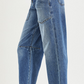 Risen 4 Way Stretch Barrel Patch Pocket Jeans - PGA21430