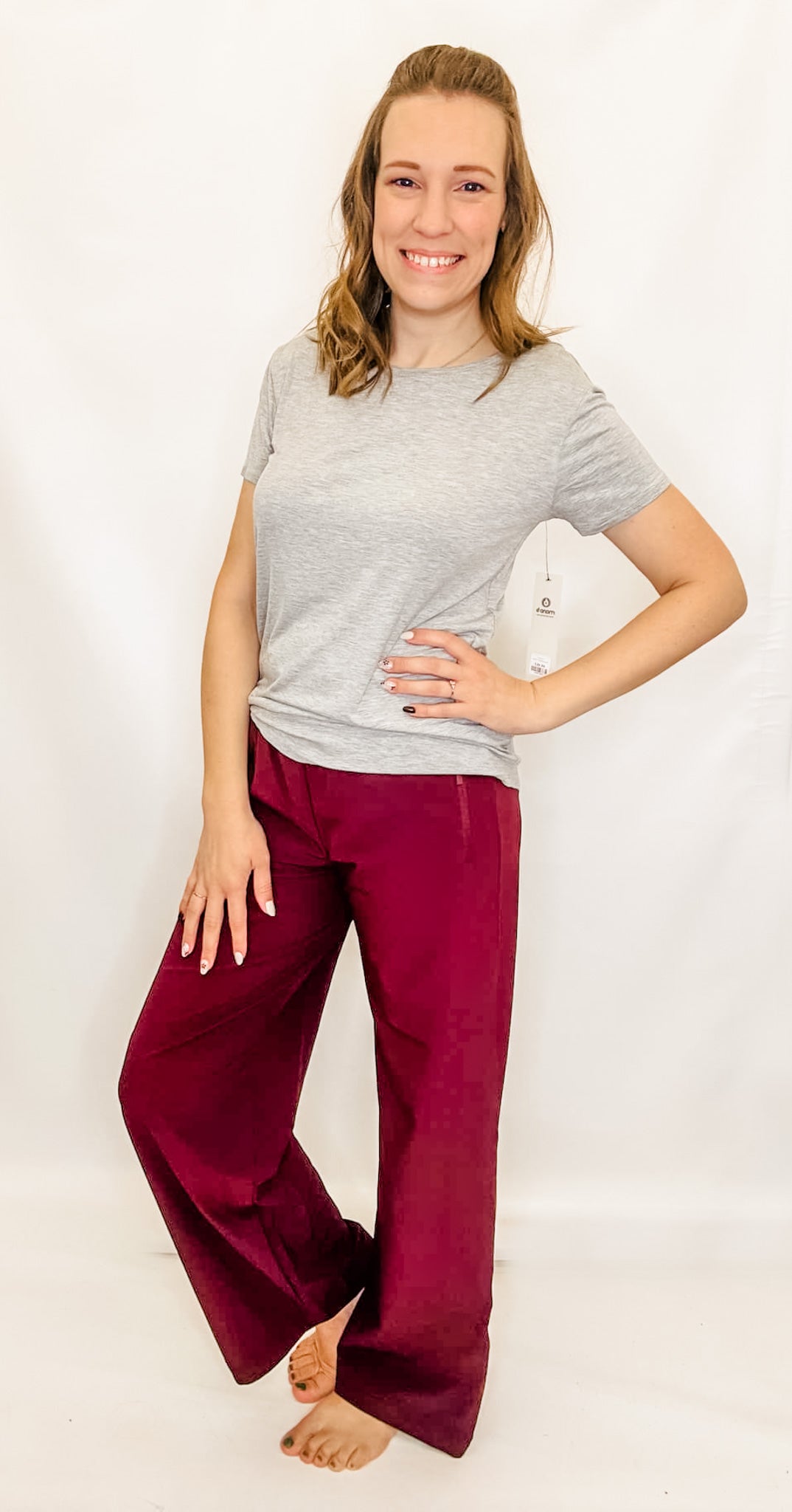 Stretch Woven Straight Long Pants - Variety