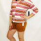 Tribal Colored Pull-On Shorts w/Hem Slits - Variety
