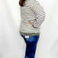 Olive & Cream Stripe Long Sleeve