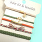 Boho Dual Function Knot Bracelet Hair Tie Sets