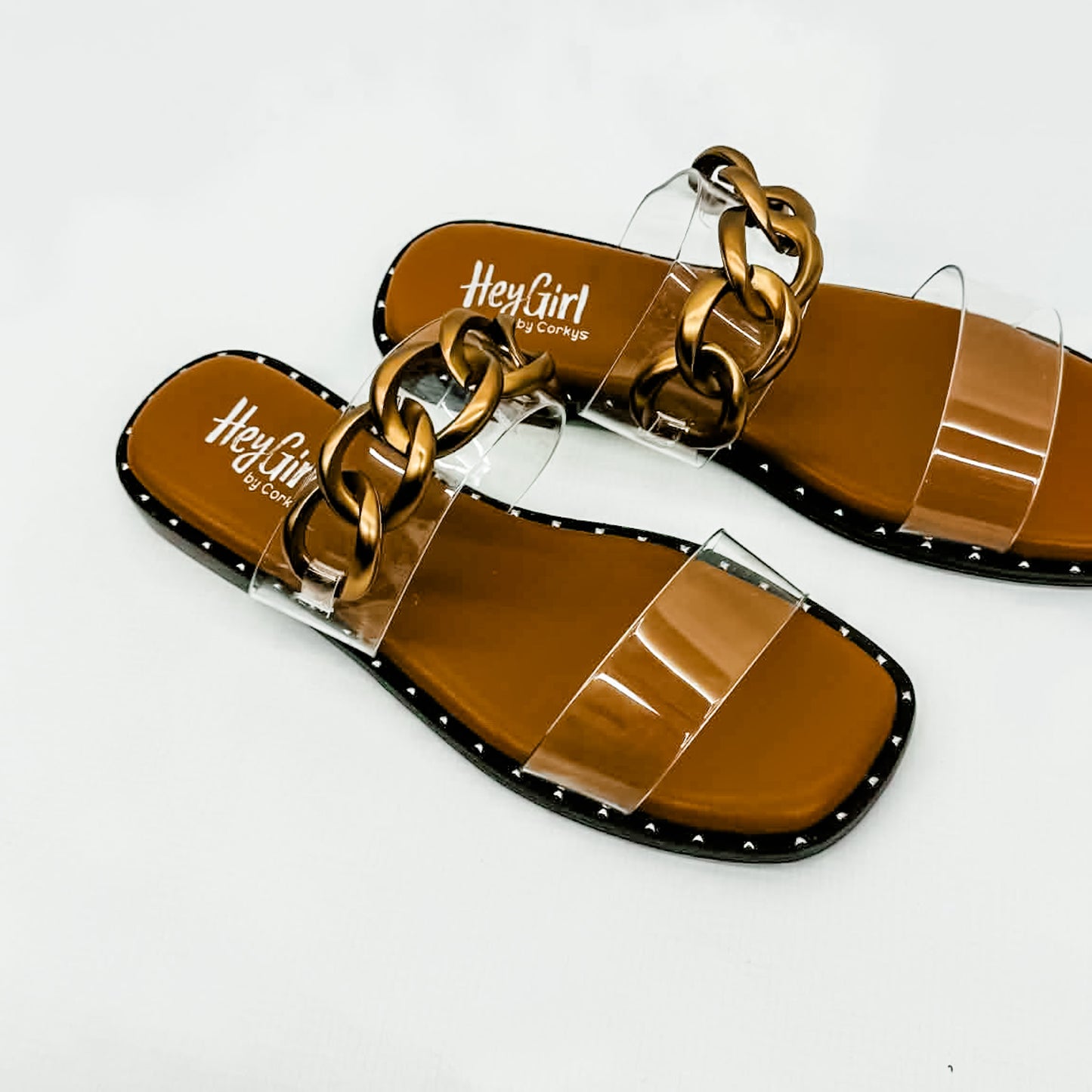 Corkys Clear Catch Flights Not Feelings Sandals