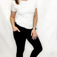 Yogalicious Lux High Rise Ankle Leggings w/Side Pockets