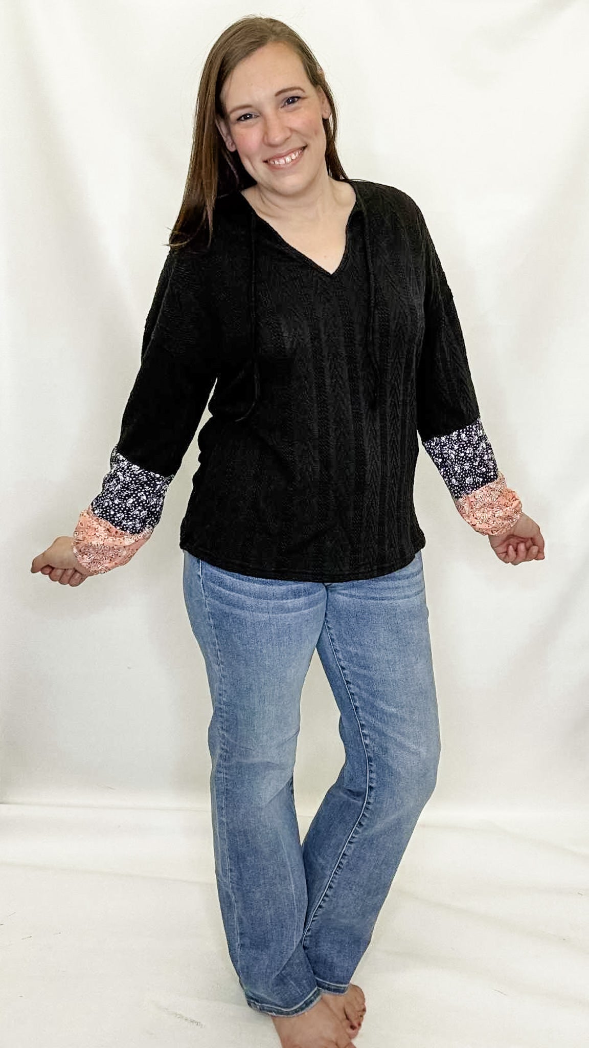 Risen Tummy Control Hi-Rise Straight Jeans