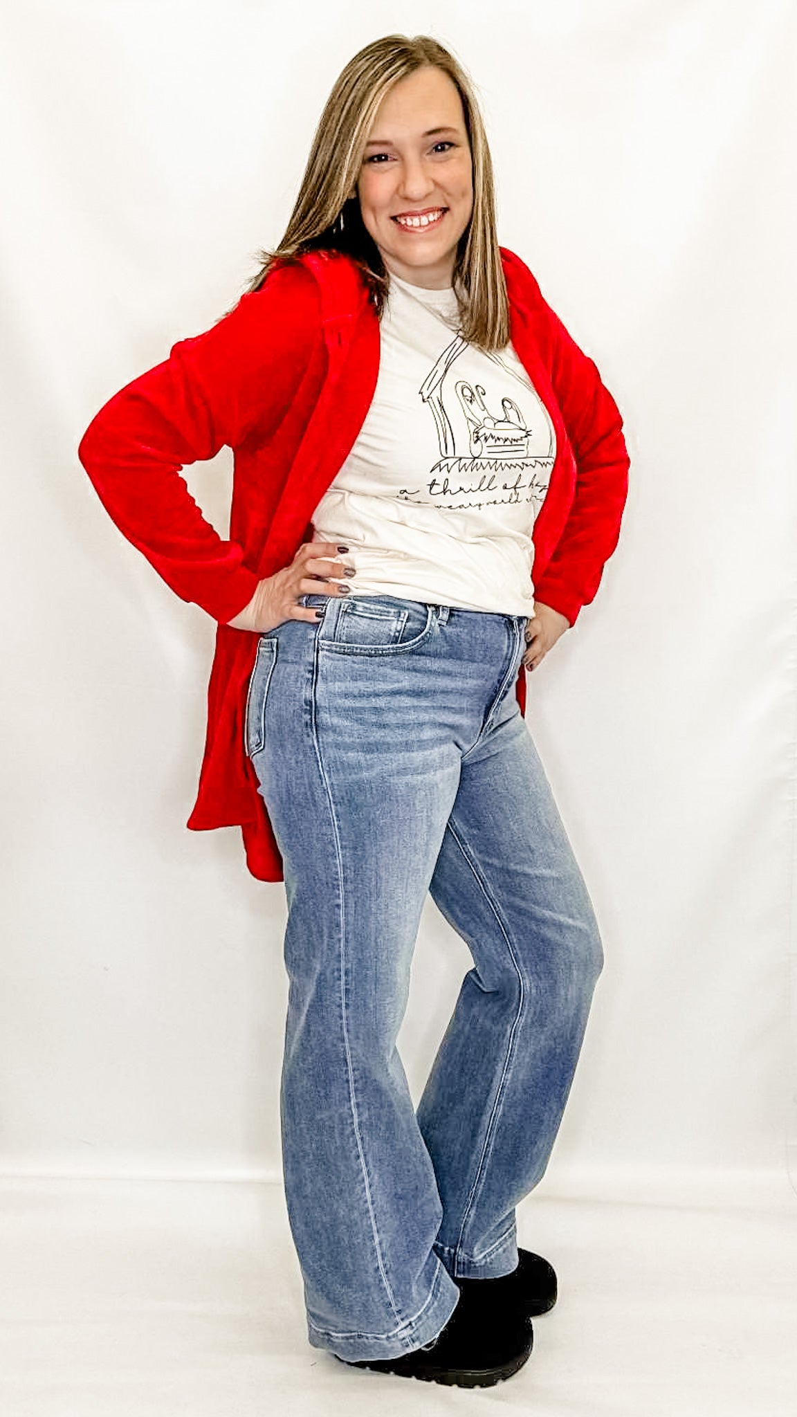 Risen High Rise Straight Jeans - RDP5444SZ