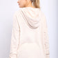Peach Sprinkle Chill Fit Hoodie Top