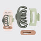 Recycled Plastic Assorted Claw Clip 3pc - Variety