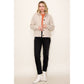 Oatmeal Hooded Sweater Jacket