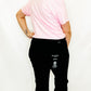 Risen Black Mid Rise Straight Crop Jeans - RDP5331