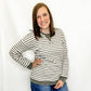 Olive & Cream Stripe Long Sleeve