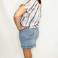 Charlie B Pink Nautical Peasant Blouse