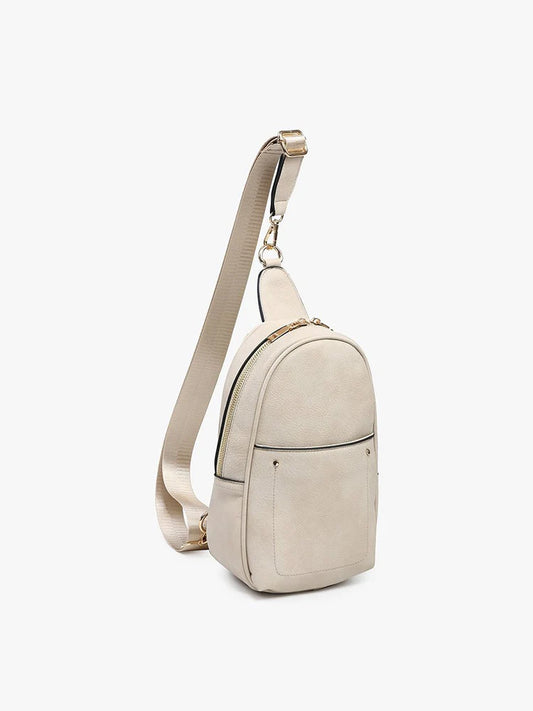 Jen & Co Pamela Double Zip Sling Bag - Variety
