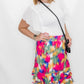 Multiples Colorful Flounce Hem Skirt