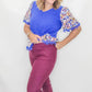 Slim-Sation by Multiples Ankle Pants with Pockets in Beet