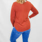 Solid Long Sleeve, V-Neck Tops - Variety