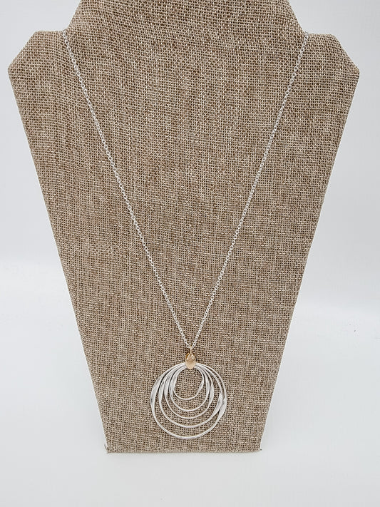 Circle Pendant Necklaces
