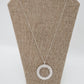 Circle Pendant Necklaces