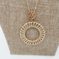 Circle Pendant Necklaces