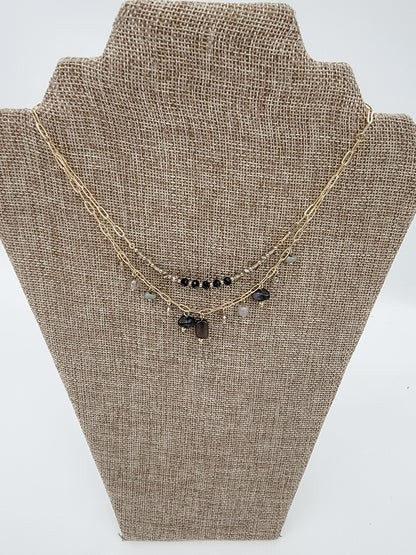 Gold Beaded Necklaces - Variety