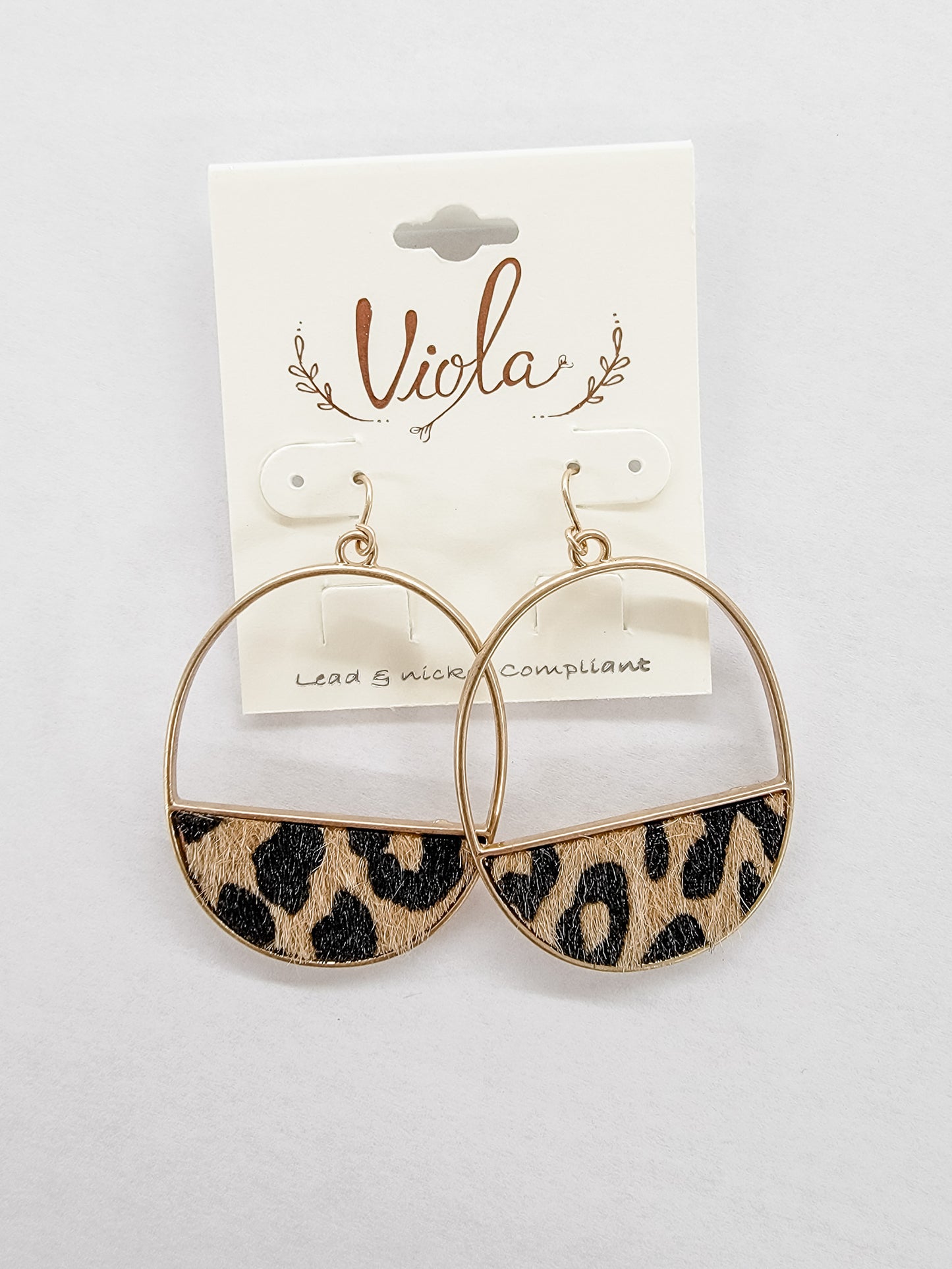 Gold, Leopard Earrings - Variety