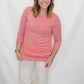 Multiples Poppy Stripe & Ruffle 3/4 Sleeve