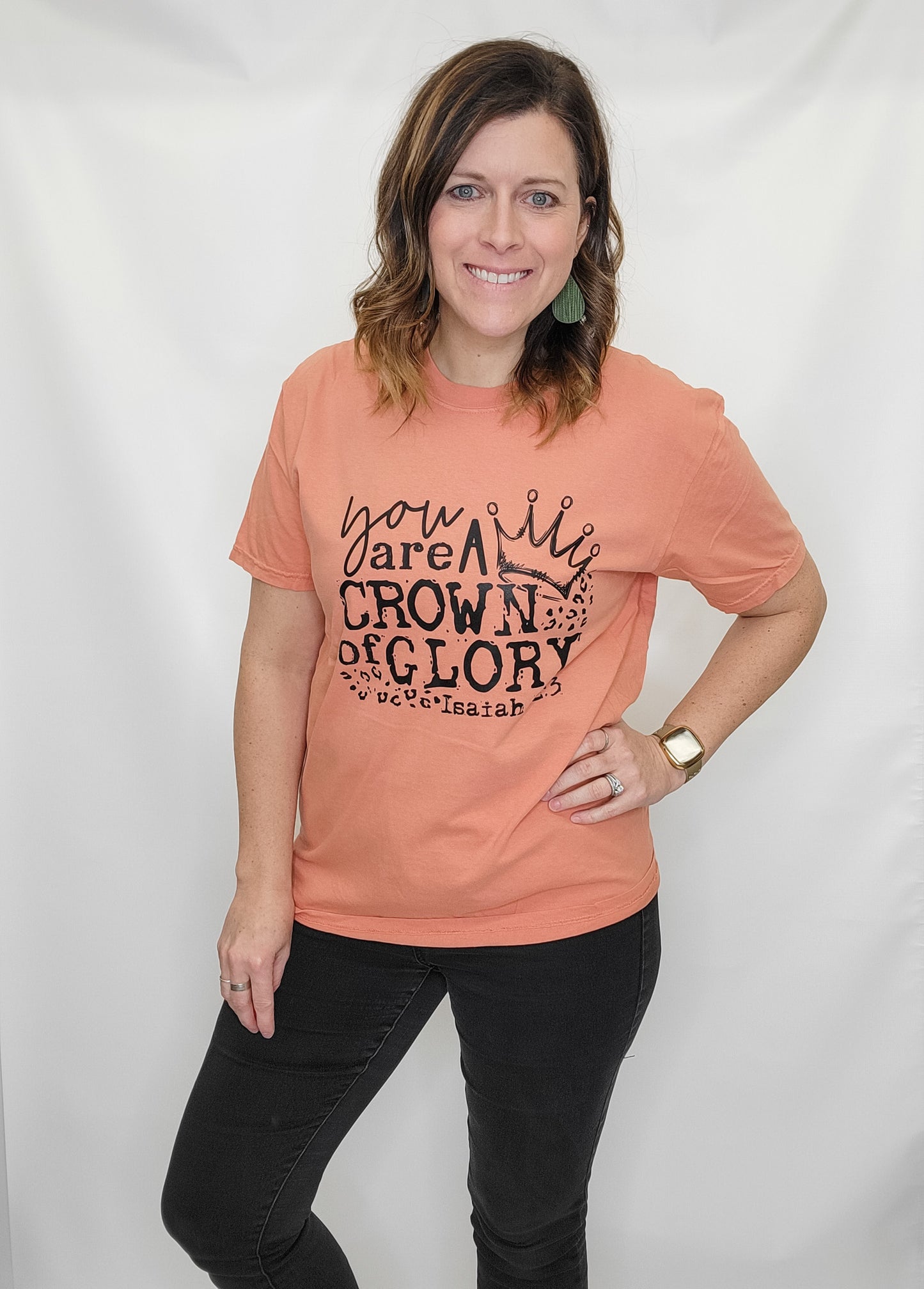 You Are a Crown of Glory Terracotta Graphic Tee