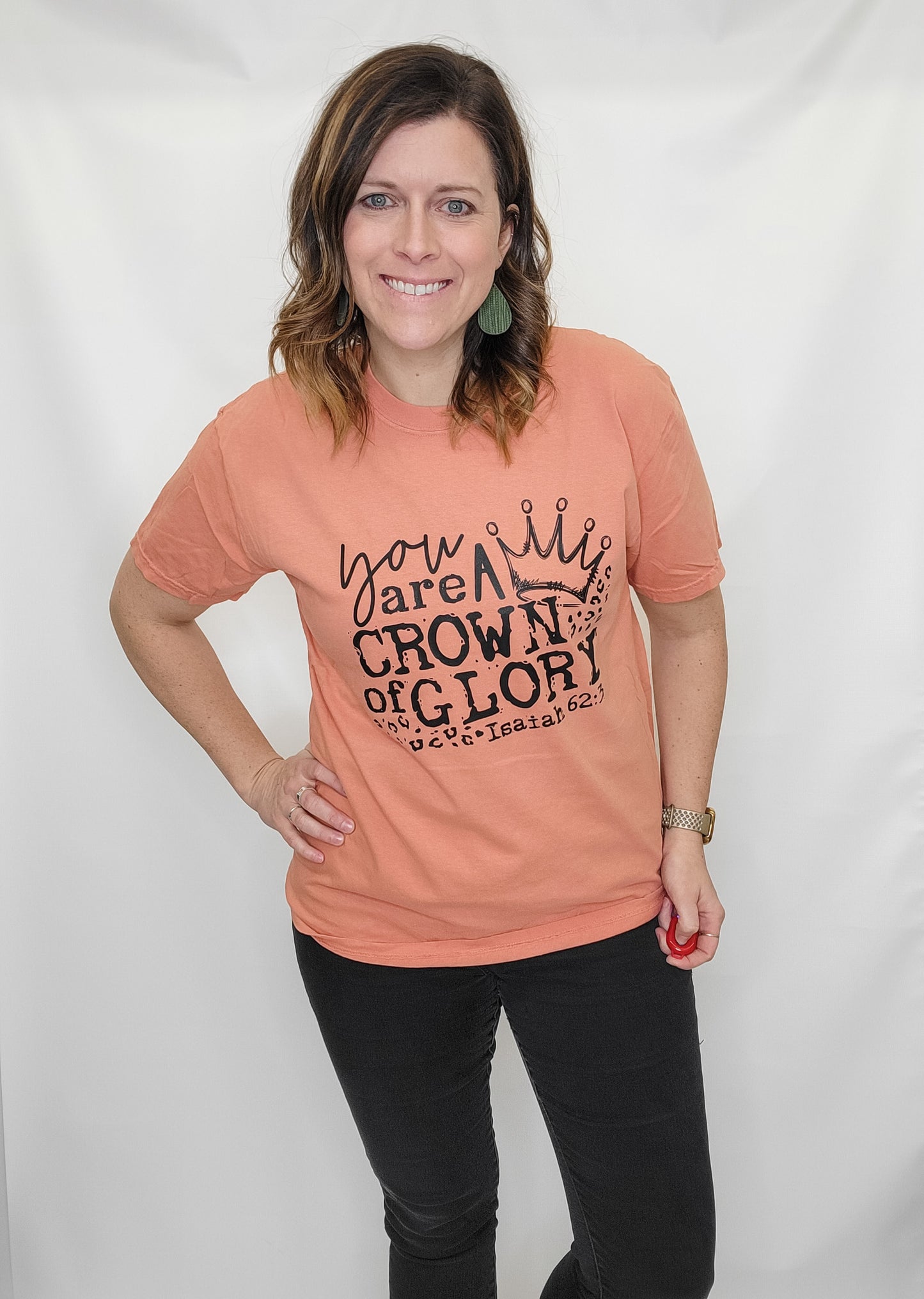 You Are a Crown of Glory Terracotta Graphic Tee