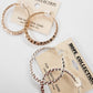 Shiny, Hammered Hoops - Variety