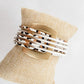 Two-Tone Square Magnetic Bracelet - Variety